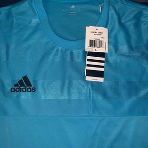 adidas Shirts - Adidas Entry 15 Goalkeeper Jersey (Soccer) adidas Shirts - Adidas Entry 15 Goalkeeper Jersey (Soccer)